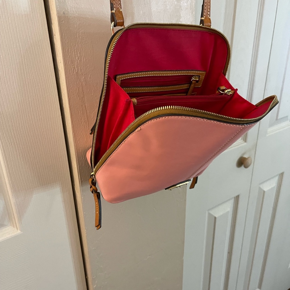 Well loved pink Dooney
